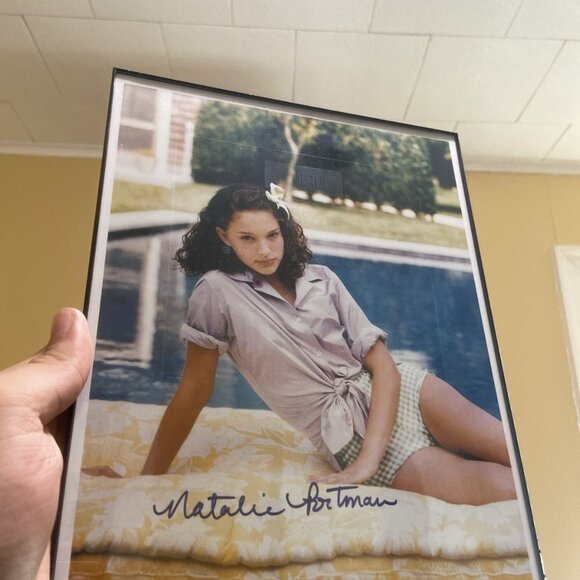 NATALIE PORTMAN SIGNED AUTOGRAPHED 8X10 MCS FRAMED PHOTO FULL NAME STAR WARS